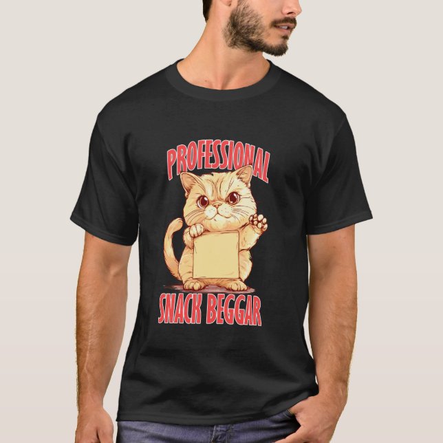 CAMISETA MENDIGO PROFESIONAL DE SNACKS (Anverso)