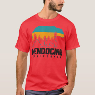Camiseta Mendocino California Oso Grizzly Pride al aire lib