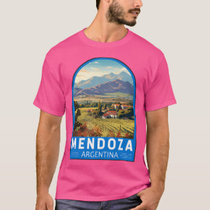 Camiseta Mendoza Argentina Travel Art Emblem