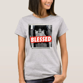 Camiseta Menen Asfaw Jah Bless Empress Rasta Roots Shirt