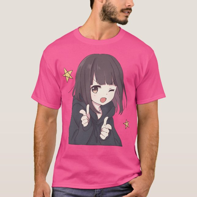 Camiseta Menhera Chan Anime (Anverso)