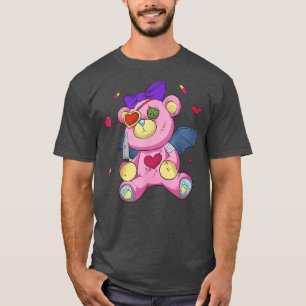 Camiseta Menhera chan Yami Kawaii Pastel Gótico Harajuku Te