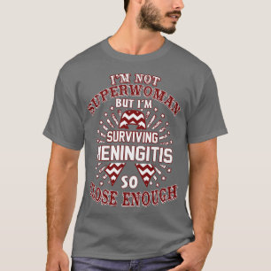 Camiseta Meningitis Sensibilización No Soy Supermujer Sino