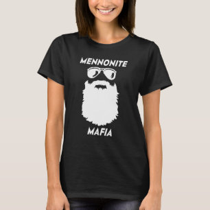 Camiseta MENNONITE MAFIA Barba Cristiano Jesús Humor de la