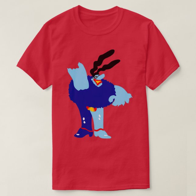 Camiseta Menor meanie azul (Diseño del anverso)