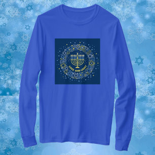 Camiseta Menorá de Janucá Estrella de David Corona