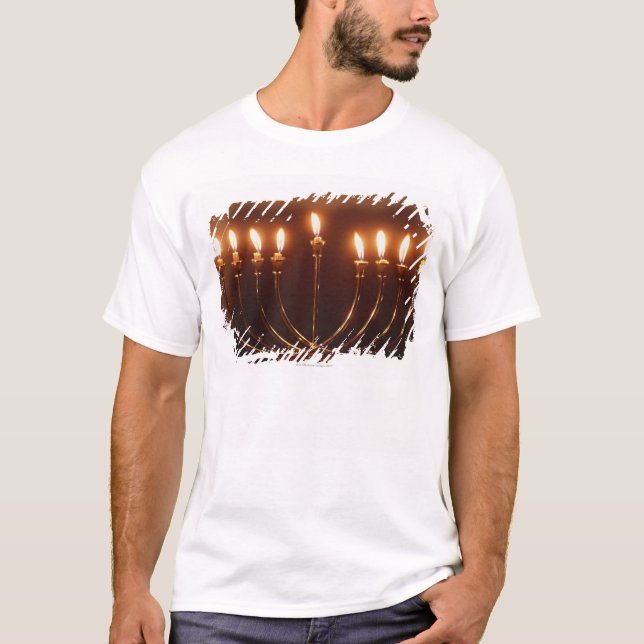 Camiseta Menorah del Lit, Israel (Anverso)