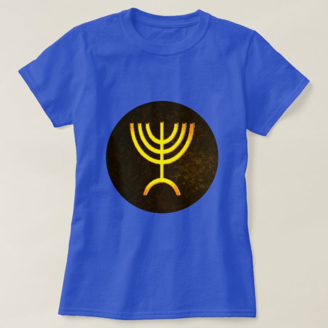 Camiseta Menorah Flame (Diseño del anverso)