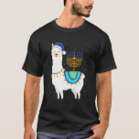 Camiseta Menorah Hanukkah Llama Cute Alpaca Chanukah Christ<br><div class="desc">Menorah Hanukkah Llama Cute Alpaca Chanukah Navidades Pajama.</div>