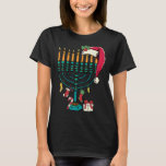 Camiseta Menorah Santa Hat Chanukah Hanukkah Cristianismo J<br><div class="desc">Menorah Santa Hat Chanukah Hanukkah Navidades judíos Pajama</div>