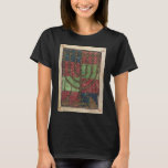 Camiseta Menorah vintage, Festival de las Luces Feliz Hanuk<br><div class="desc">Imagen de la Iglesia Judaica de ilustracion Vintage con una Menorah antigua con velas. ¡Feliz Hanukkah Chanukah,  Chanukkah o Chanuka! El Festival de las Luces y la Fiesta de la Dedicación es una festividad judía de ocho días.</div>