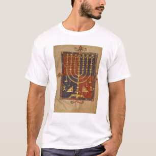 Camiseta Menorah y otros buques del templo