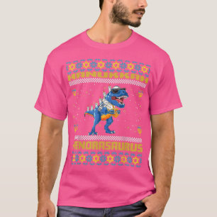 Camiseta Menorasauro Rex Menorah Dinosaur Hanukkah Pajama