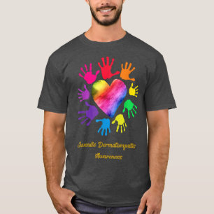 Camiseta Menores Dermatomyositis Ayuda para la sensibilizac