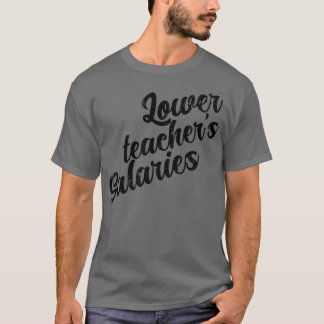 Camiseta Menores sueldos de los profesores 2