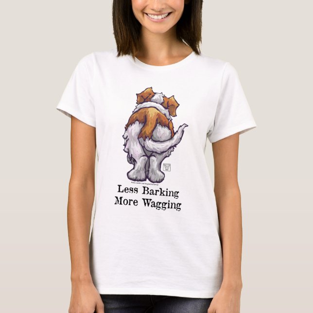 Camiseta Menos Barking, Más Salto (Anverso)