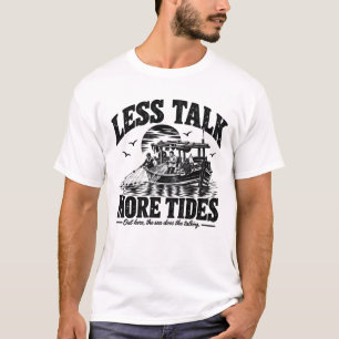 Camiseta Menos charla, más mareas Black Ink