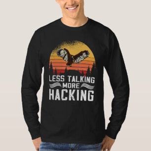 Camiseta Menos charla más piratería Halcón del atardecer ce
