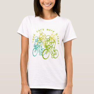 Camiseta Menos coches más bicis