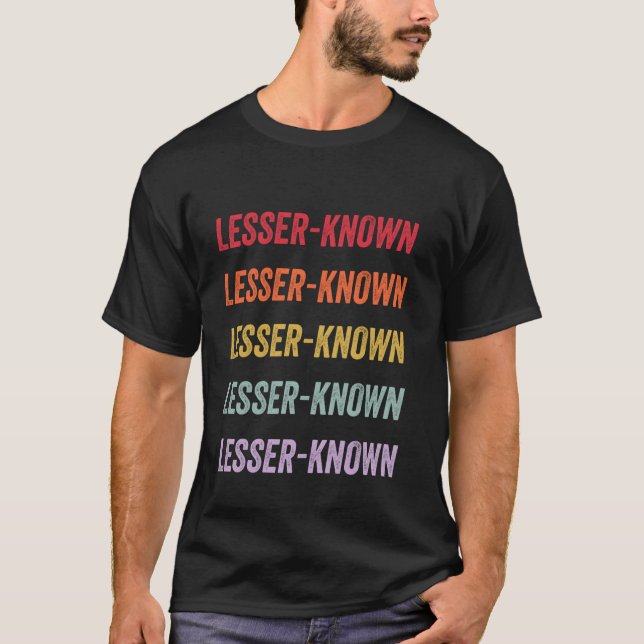 Camiseta Menos conocido (Anverso)