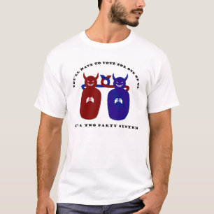 Camiseta Menos de dos males