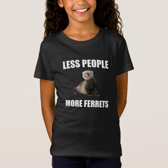 Camiseta Menos gente más hurónes Funn (Anverso)