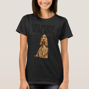 Camiseta Menos Gente Más Perros English Cocker Spaniel Int
