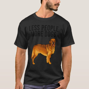 Camiseta Menos gente más perros Golden Retriever Introvert