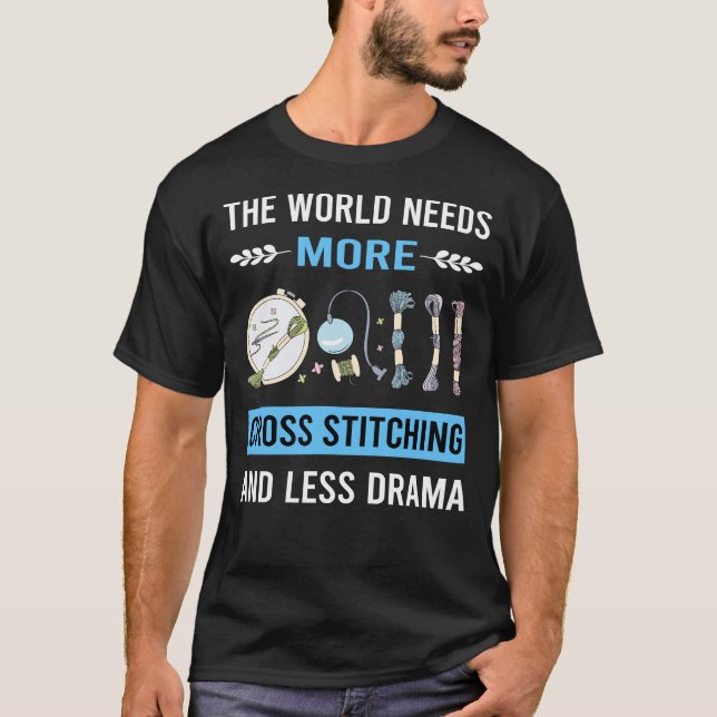 Camiseta Menos intersección de dramática (Anverso)
