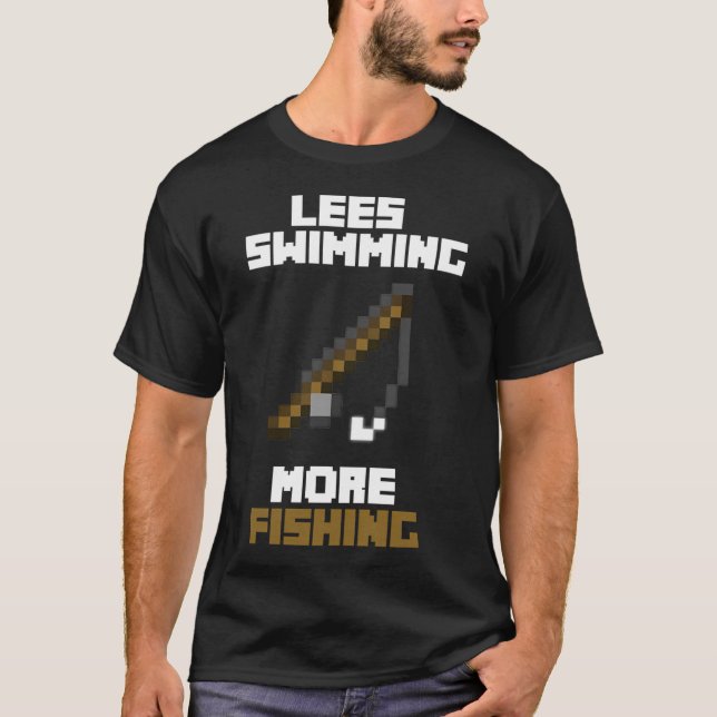 Camiseta Menos Natación Más Pesca (Anverso)