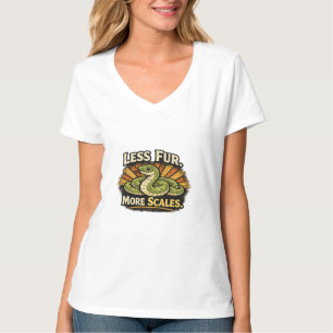 Camiseta Menos Pelaje. Más Escamas.