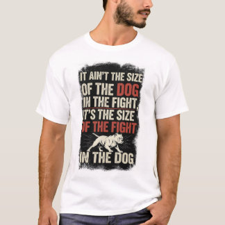 CAMISETA MENOS PERRO BLANCO T