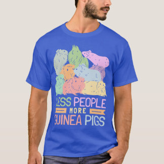 Camiseta Menos personas más cerdos de Guinea