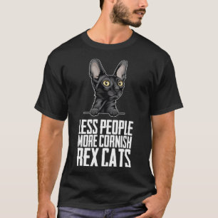 Camiseta Menos personas más felinos de cornules