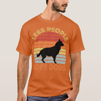 Camiseta Menos personas más perros