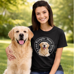 Camiseta Menos Personas, Más Perros – Amante de Perros Mini
