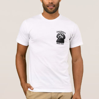 Camiseta Menos Personas Más Perros - Golden Doodle