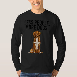 Camiseta Menos Personas Más Perros Nova Scotia Duck Tolling