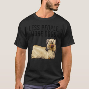 Camiseta Menos personas más perros Skye Terrier Introvert