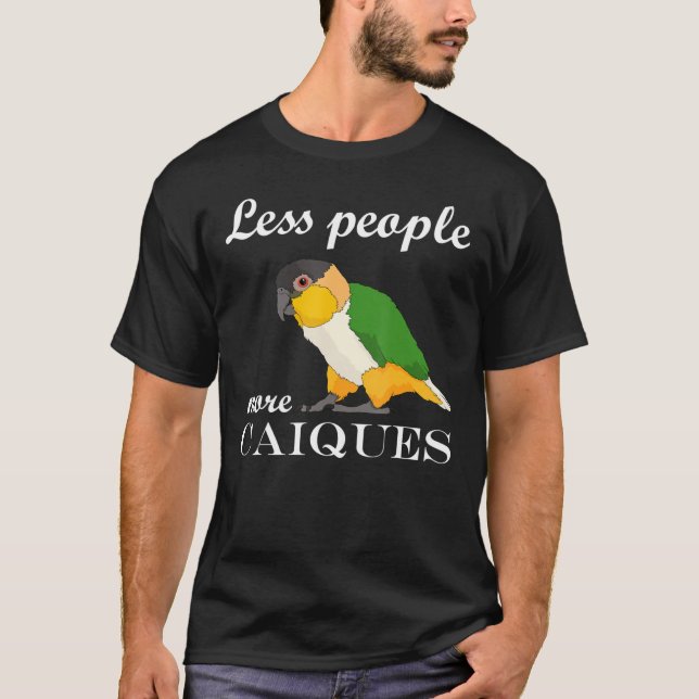 Camiseta Menos personas repiten como loros a Caique de espi (Anverso)