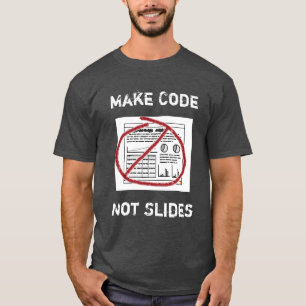 Camiseta Menos Slideware más software
