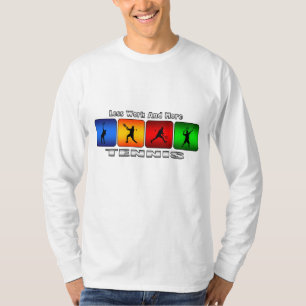 Camiseta Menos trabajo y más tenis (varón)