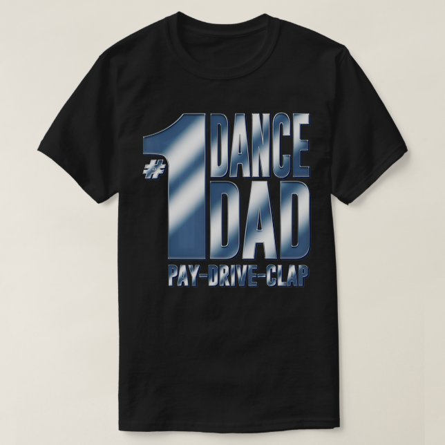 Camiseta Mens #1 Dance Dad (Diseño del anverso)