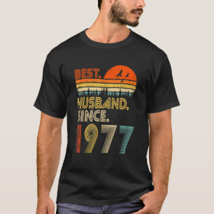Camiseta Mens 45th Wedding Anniversary  Best Husband Since 