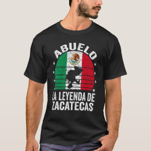 Camiseta Mens Abuelo La Leyenda De Zacatecas