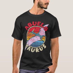 Camiseta Mens Abuelo Saurus I Pterodactylus I Family Matchi