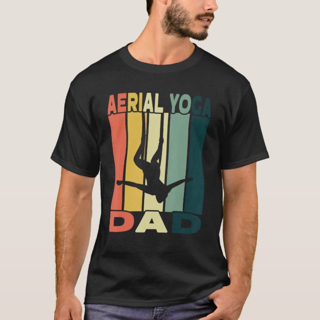 Camiseta Mens Aerial Yoga Dad I Air Silk Design And Aerial  (Anverso)