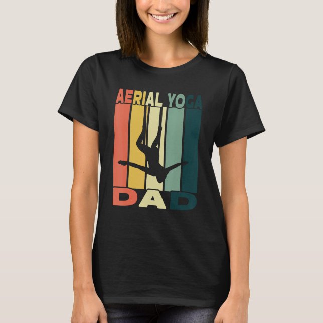 Camiseta Mens Aerial Yoga Dad I Air Silk Design And Aerial  (Anverso)