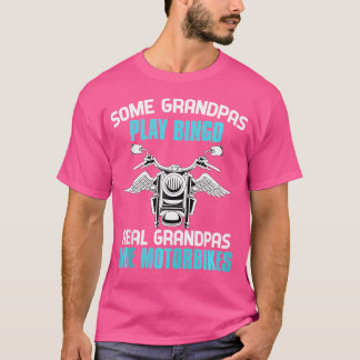 Camiseta Mens Algunos Abuelos Juegan Bingo Real Grandpas Ri