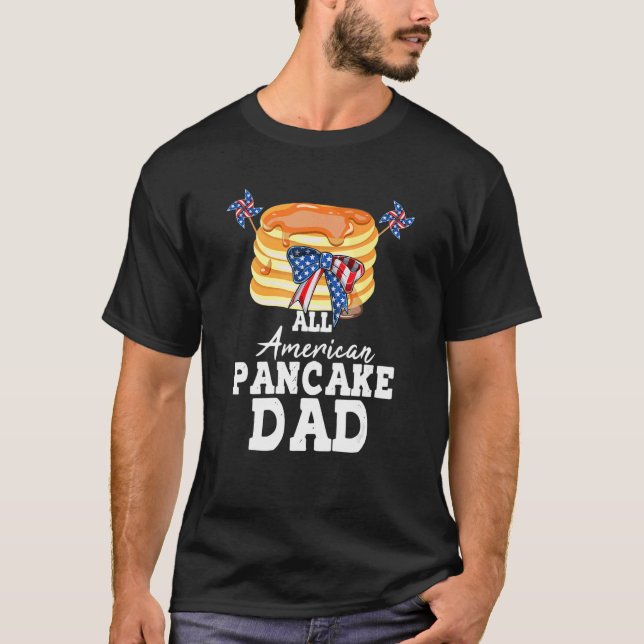 Camiseta Mens All American Pancake Dad Men (Anverso)